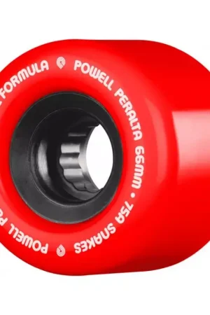 Roues skate POWELL PERALTA (x4) Snakes II Rouge 75A 66mm Achat Immédiat
