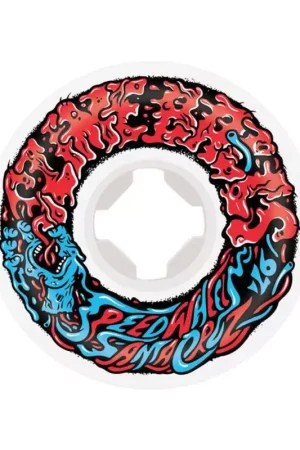 Expédié Aujourd'hui Roues skate SLIMEBALLS (x4) Vomit Mini Blanc 97A 53mm