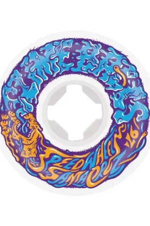 Roues skate SLIMEBALLS (x4) Vomit Mini Blanc 97A 56mm Expédition Rapide