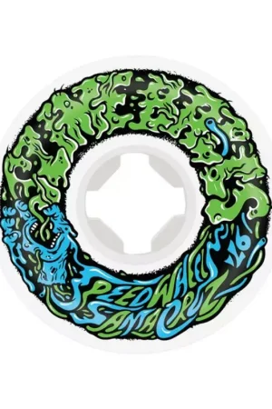 Quantité Limitée Roues skate SLIMEBALLS (x4) Vomit Mini II Blanc 97A 54mm
