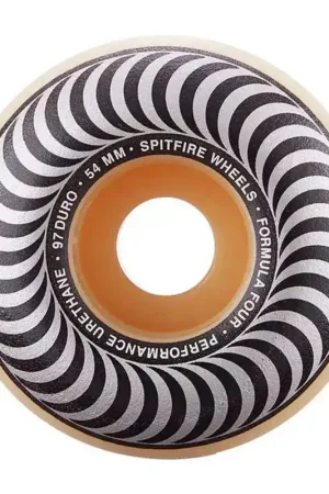 Populaire Roues skate SPITFIRE (x4) F4 Classic Blanc 97D 54mm