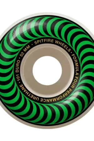 Prix Bas Roues skate SPITFIRE (x4) F4 Classics Blanc 101D 52mm