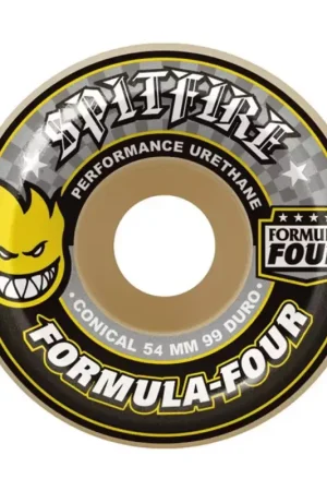 Roues skate SPITFIRE (x4) F4 Concl Print Blanc 99D 54mm Offre Limitée