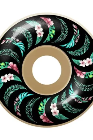 Roues skate SPITFIRE (x4) F4 Floral Swirl Clsc Blanc 99D 52mm Dernier Modèle