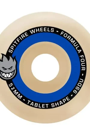 Quantité Limitée Roues skate SPITFIRE (x4) F4 Tablet Blanc 99D