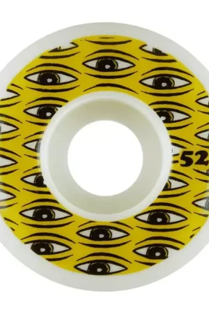 Roues skate TOY MACHINE (x4) All Seeing Blanc 100A 52mm Prix Cassé