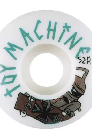 Roues skate TOY MACHINE (x4) Sect Skater Blanc 100A 52mm Prix Promo