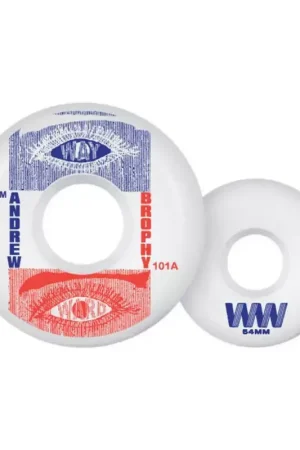 Roues skate WAYWARD (x4) Andrew Brophy 21Q1 Cc Blanc 101A 54mm Vente Flash