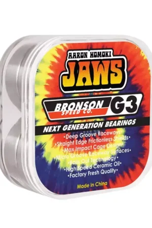 Affaire À Saisir Roulements skate BRONSON Speed Co Pro Jaws Homoki G3 Multicolore