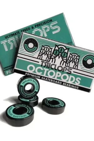 Dernier Modèle Roulements skate DARKROOM Triclops Octopod Abec 7 Multi Bleu