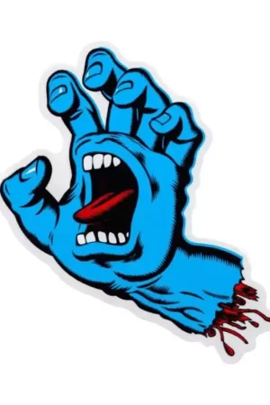 Prix Cassé Stickers SANTA CRUZ Screaming Hand Multi 3 (Pack De 10)