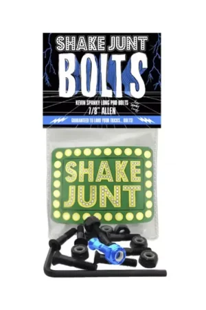 Nouvelle Collection Visserie skate SHAKE JUNT Pro Spanky 0.75 Allen Bleu