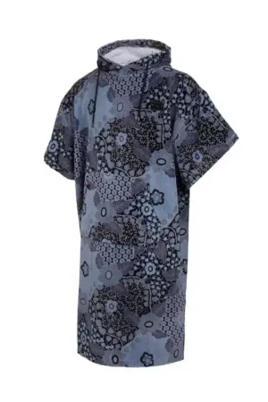 Vente Flash Poncho MYSTIC Velours AOP Blue/Black