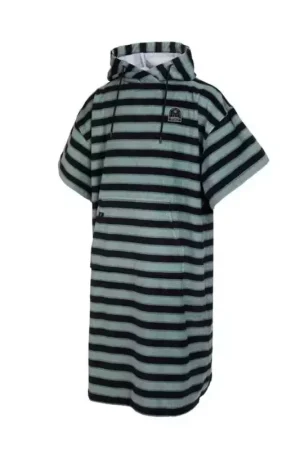 Poncho MYSTIC Velours AOP Grey/Blue Pas Cher