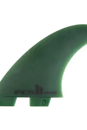 Set d´Ailerons Surf Thruster Carver Neo Glass Medium FCS II Sage Pas Cher