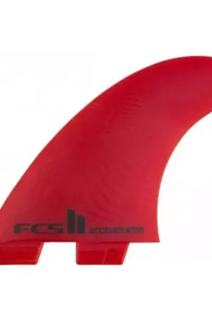 Set d´Ailerons Surf Thruster Accelerator Neo Glass Medium FCS II Red Promotion Saisonnière