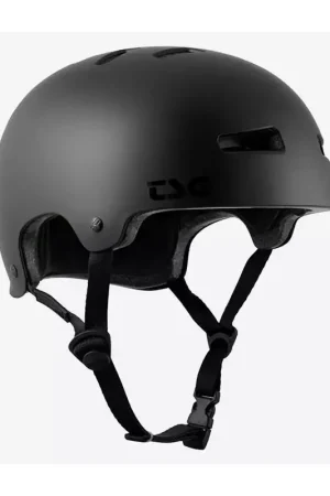 Haute Qualité Casque TSG Evolution Satin Foncé Noir
