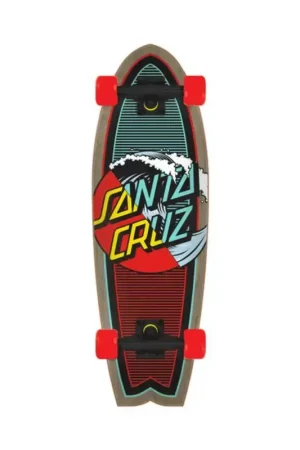 Skate Cruiser SANTA CRUZ Classic Wave Splice 8.8 x 27.7 Prix Cassé
