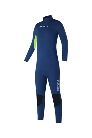 Combinaison intégrale enfant MYSTIC Star 3/2mm Back Zip Flatlock Junior Night Blue Super Prix