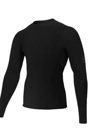 Top néoprène MYSTIC Majestic L/S 2mm Black Meilleur Choix