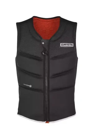 Gilet impact kitesurf/windsurf MYSTIC Foil Front Zip Black Nouvel Arrivage