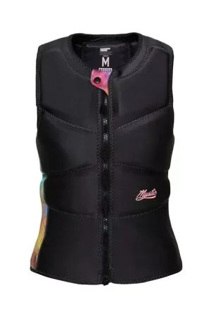 Prix Réduit Gilet impact kitesurf/windsurf femme MYSTIC Ruby Front Zip Dark Grey