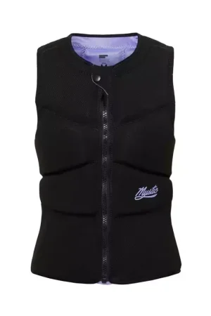 Paiement Sécurisé Gilet impact kitesurf/windsurf femme MYSTIC Ruby Front Zip Black / Purple
