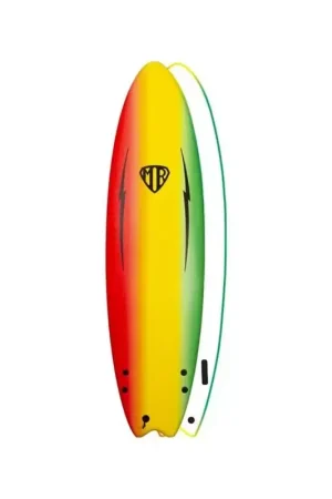 Nouvel Arrivage Planche de Surf mousse EZI MR Spray Rasta 7´0