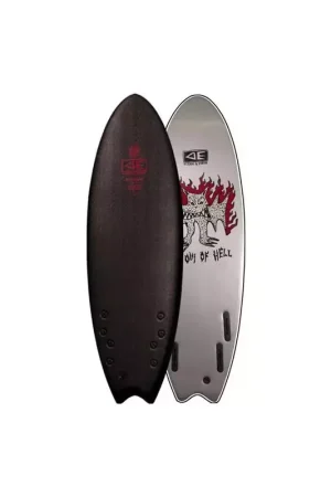 Planche de Surf EZI Bat Outta Hell Black 5´6 Commander Vite
