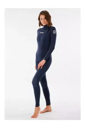 Combinaison intégrale Femme RIPCURL Dawn Patrol Performance 5/3mm Chest Zip Slate Retour Gratuit