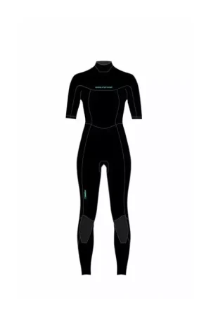 Combinaison steamer femme NEILPRYDE Nexus 3/2 Back Zip Black Usine Directe