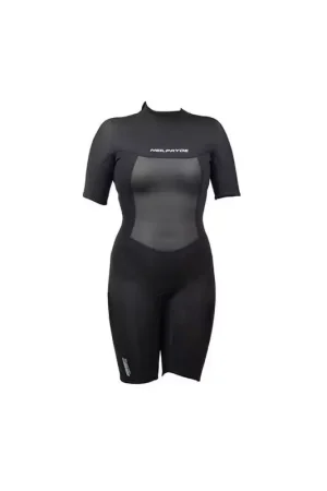 Combinaison shorty femme NEILPRYDE Nexus 2/2 Back Zip Black Livraison Express