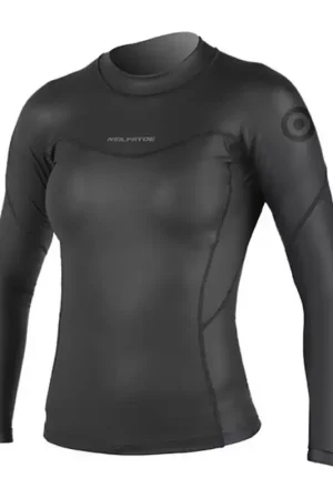 Expédié Aujourd'hui Top néoprène femme NEILPRYDE Storm Armor Skin 0,3mm Black/Silver