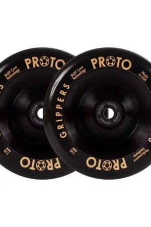 Paire de roues trottinette PROTO Gripper Fullcore Noir 110mm Bon Marché