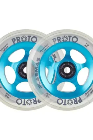Prix Cassé Paire de roues trottinette PROTO Plasma Electric Blue 110mm