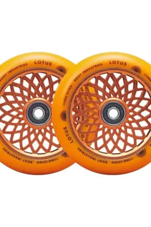 Commander Vite Paire de roues trottinette ROOT INDUSTRIES Lotus Radiant Orange 110mm