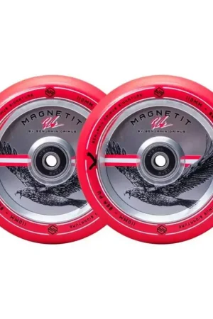 Acheter En Ligne Paire de roues trottinette STRIKER Bgseakk Magnetit Rouge 110mm