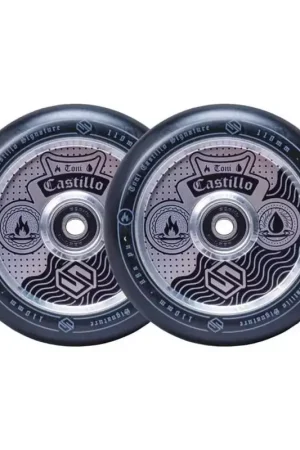 Paire de roues trottinette STRIKER Toni Castillo Raw/Black 110mm Bon Plan