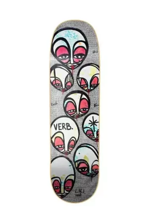 Super Prix Plateau de skate VERB Faces Gray 8.75