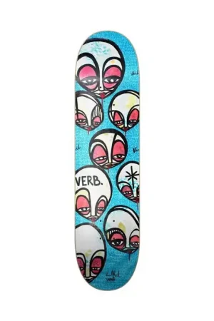 Jusqu'à Épuisement Des Stocks Plateau de skate VERB Faces Blue 8.25