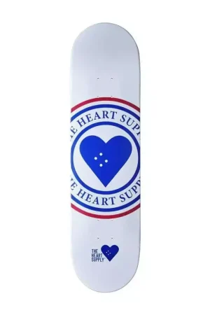 Meilleur Prix Plateau de skate HEART SUPPLY Insignia Blanc 8.25