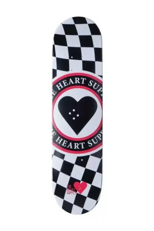 Réduction Plateau de skate HEART SUPPLY Insignia Check Noir 8.0
