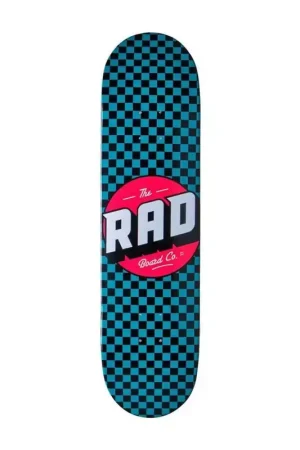 Bon Plan Plateau de skate RAD Checker Noir/Bleu-vert 8.0