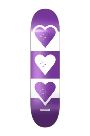 Plateau de skate HEART SUPPLY Squadron Violet 7.75 Pas Cher