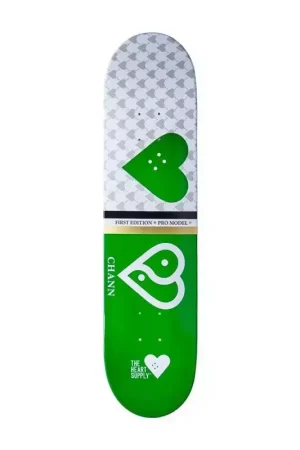 Certifié Plateau de skate HEART SUPPLY Chris Chann Pro Society 7.75