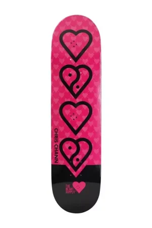 Nouvel Arrivage Plateau de skate HEART SUPPLY Chris Chann Pro Balance Neon 8.0