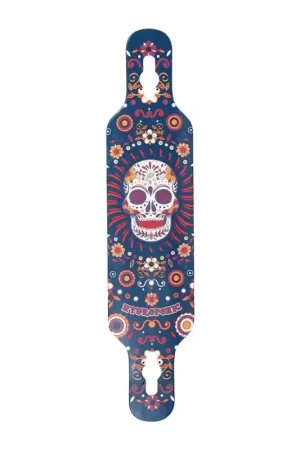 Plateau de skate longboard HYDROPONIC DT Mexican Skull Navy 39.25 Soldes