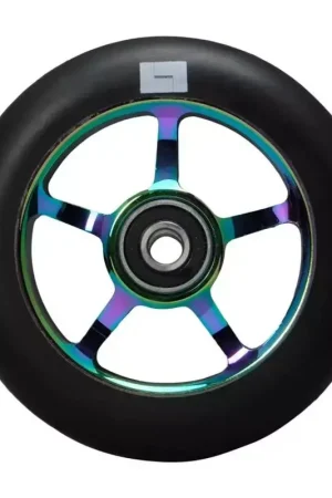 Promotion Saisonnière Roue trottinette LOGIC 5 Spoke Neochrome 100mm