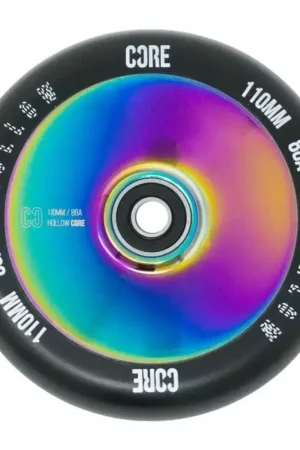 Roue trottinette CORE Hollow V2 Neochrome/Black 110mm Must-Have