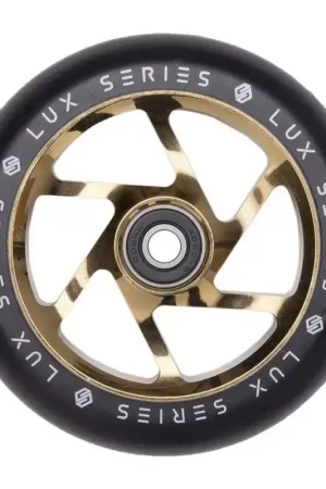 Nouvel Arrivage Roue trottinette STRIKER Lux Spoked Gold Chrome 100mm